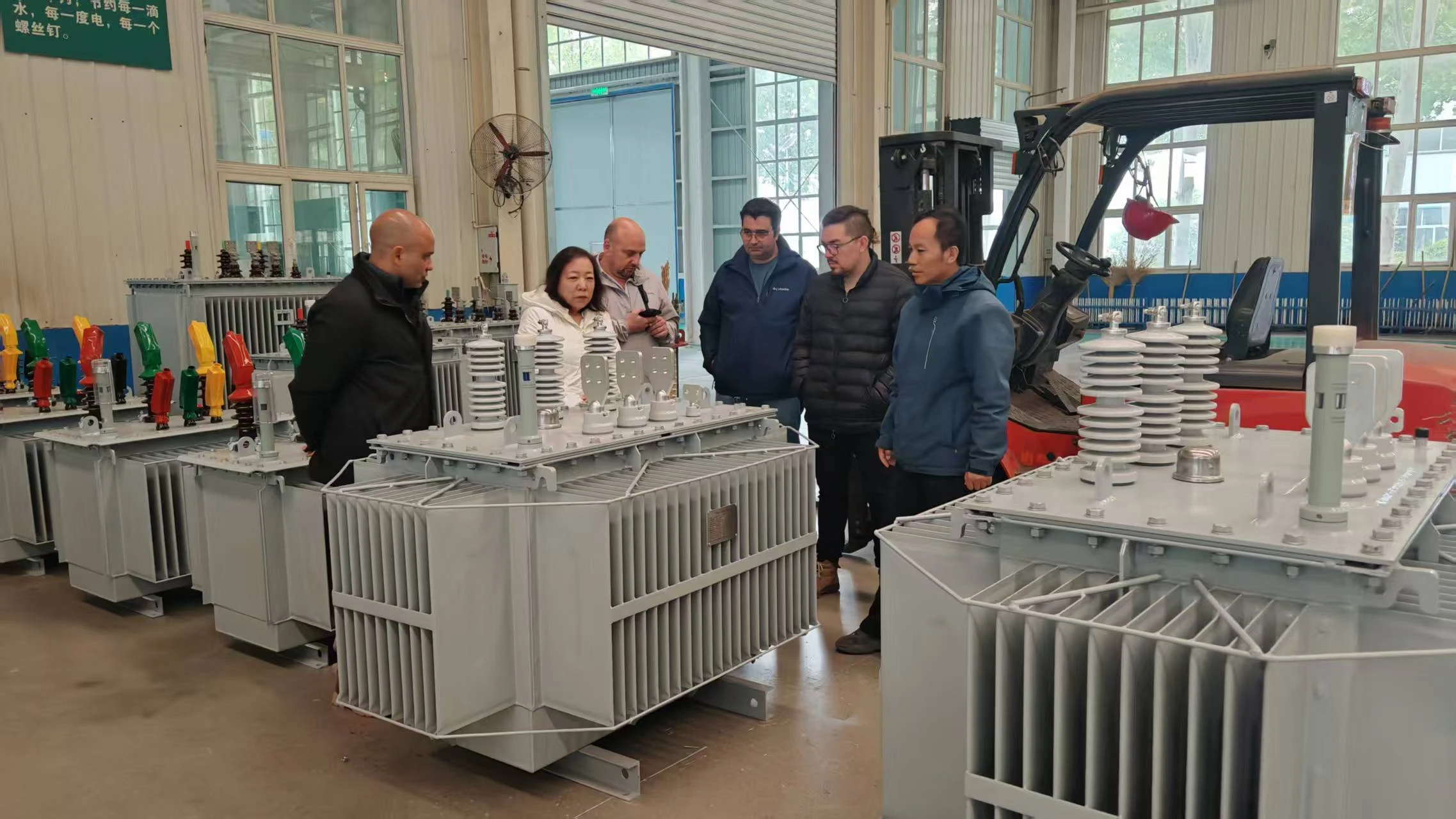 Factory inspection by Argentine client